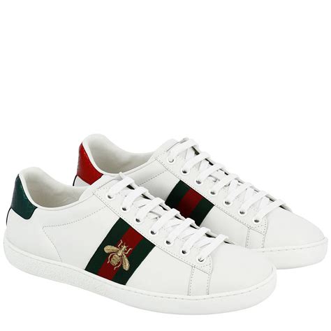 gucci white shoes original price|white Gucci shoes for women.